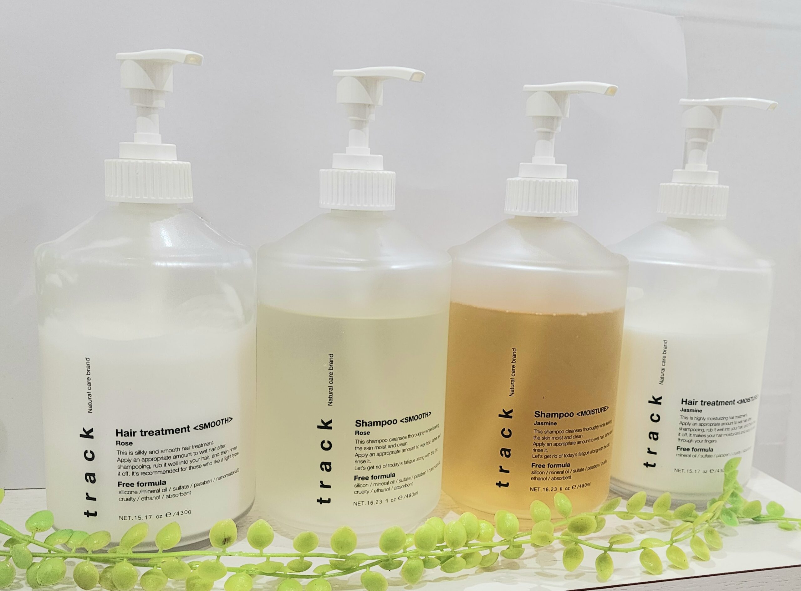 trackオイルからシャンプー＆トリートメントが新たに加わりました